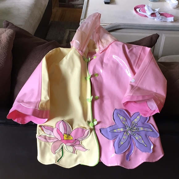 Little girls rain jacket.