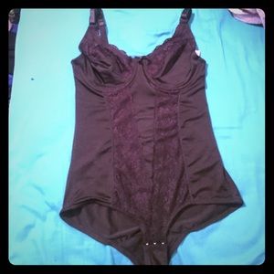 Delta Burke Black Body Shaper Briefer Womens 1x
