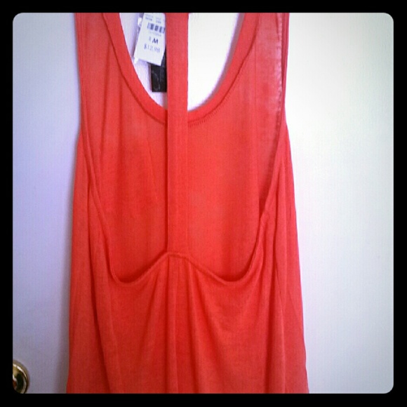 Cute tank bright orange