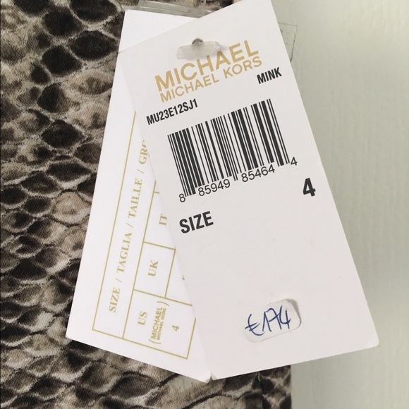 Michael Kors BNWT pants trousers snake print - Picture 4 of 4