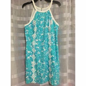 Lily Pulitzer Aqua shift dress 🌴🐳