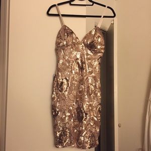 Sequin bebe mini dress - homecoming dress, holiday