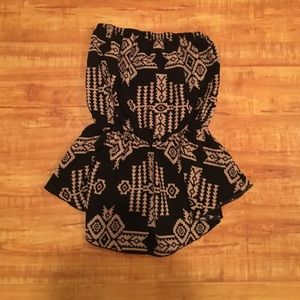 Aztec style tube top