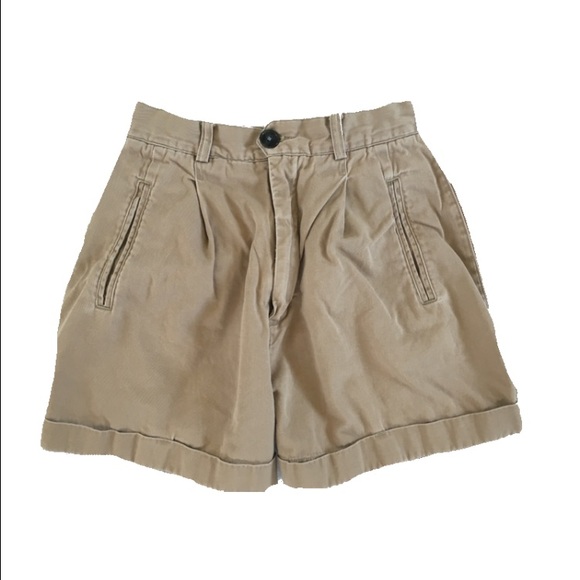 High waist khaki shorts🍂🐻