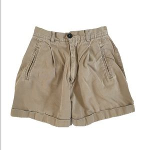 High waist khaki shorts🍂🐻