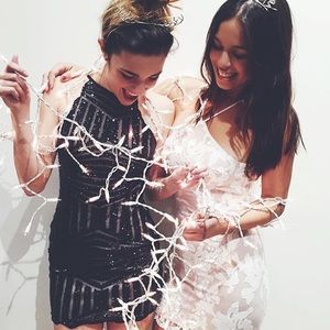 LF Black Sequin Dress