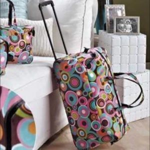 Polka dot mini luggage