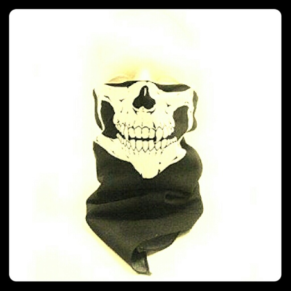 "SKIING SKELLY" Skull  Mask Scarf Bandana