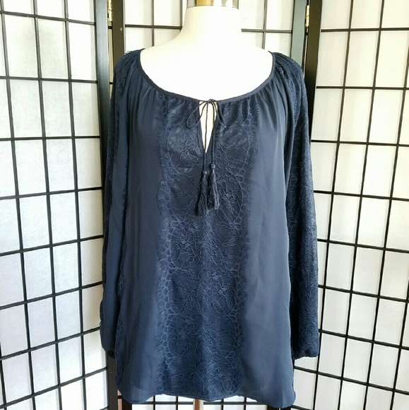 INC- Peasant Style Blouse