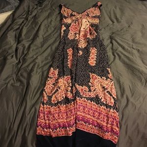 Medium Angie sundress. Multi-colored. Patterned.