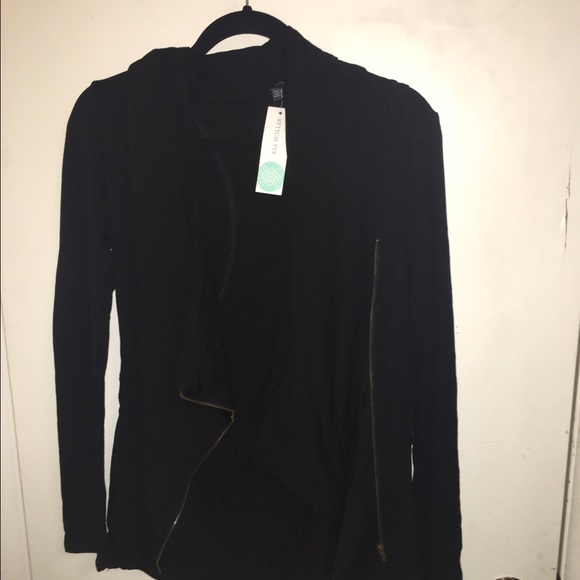 NWT Market+Spruce Asymmetrical Zip Cardigan