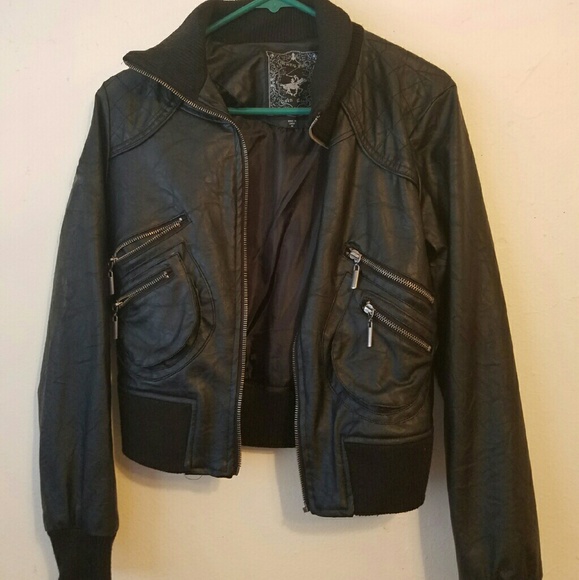 Pleather jacket