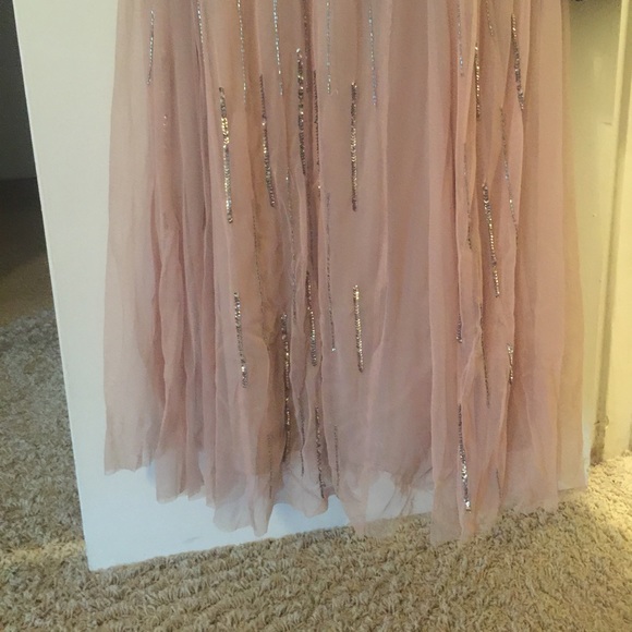 Aidan Mattox Gold Sequin Gown elegant!! - Picture 4 of 5