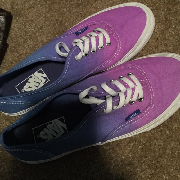 Vans purple/blue men's size 7 woman 8.5