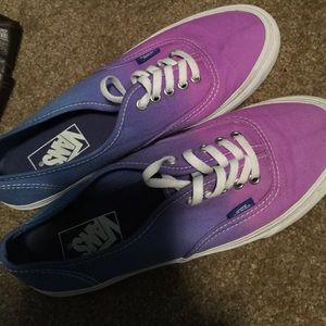 Vans purple/blue men's size 7 woman 8.5
