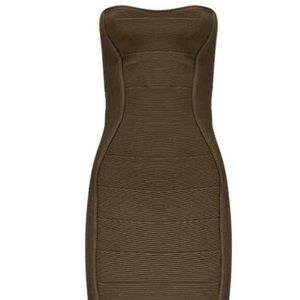 Bandeau bandage bodycon midi