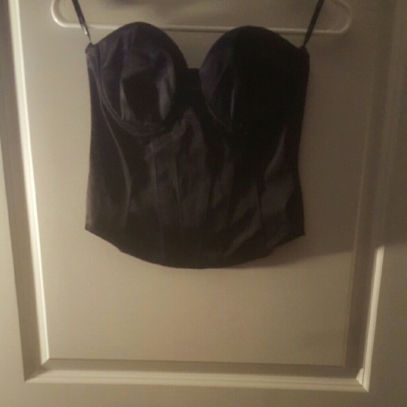 Black Bebe bustier