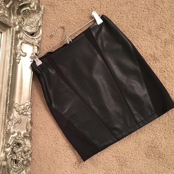 Leather skirt (pleather)