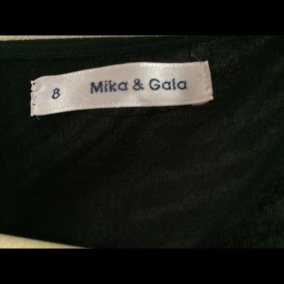 Ruffle Blouse black and white - Picture 3 of 3