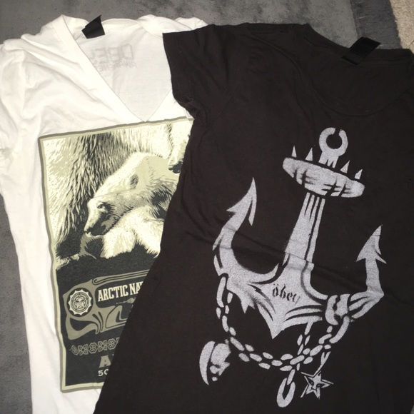 Obey Tops - 2 obey shirts 😎