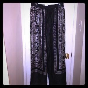 *Brand New* Bar III Black/Wht Miami Palazzo Pants