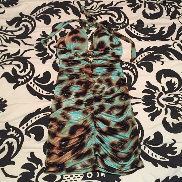 Sexy Open Back Mini Dress