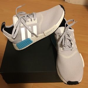 Adidas NMD White/grey and light blue