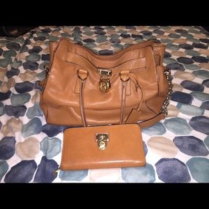 Michael Kors Hamilton Handbag and wallet