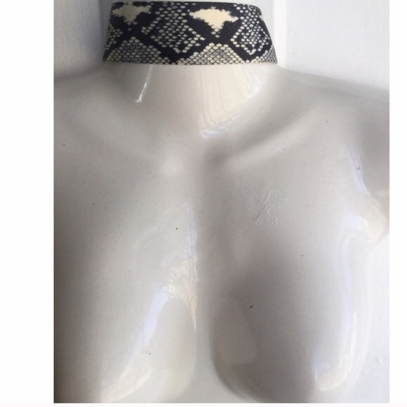 Animal Print Choker Necklace.