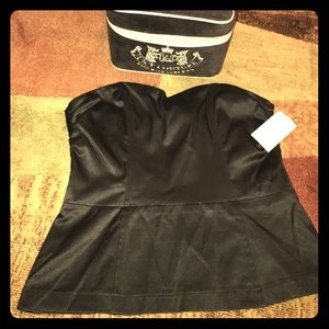 *Brand New* H&M Strapless Peplum Top