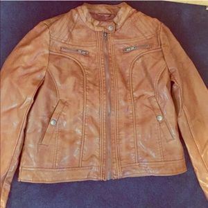Tan Bomber Jacket