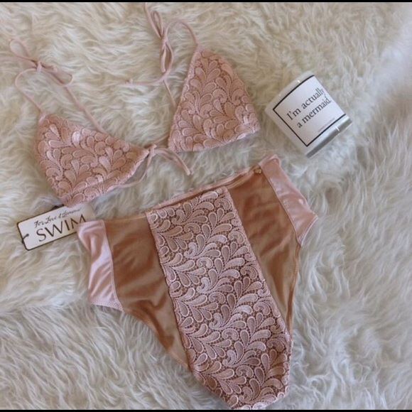 For love and lemons high waisted bikini bottom