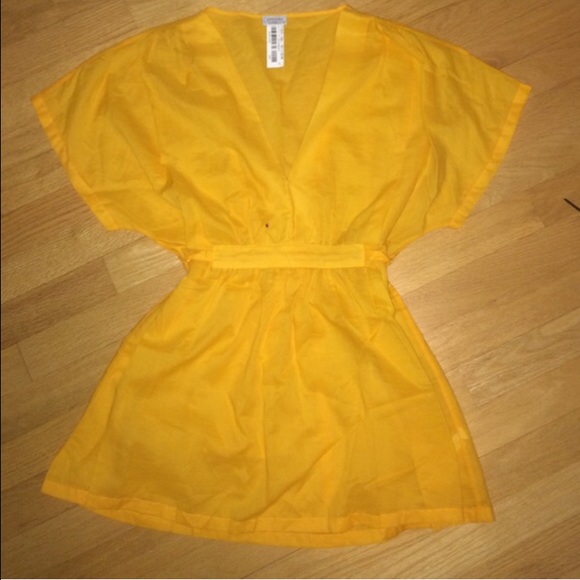 La Perla yellow cover up
