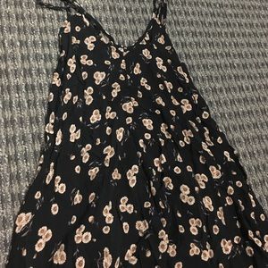 Floral brandy summer dress or pool cover