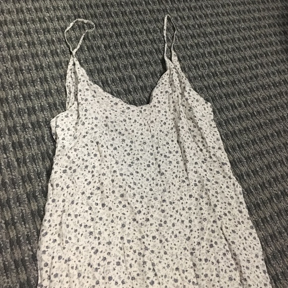 Floral brandy summer dress low back