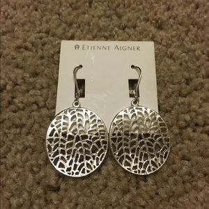 Silver dangle earrings
