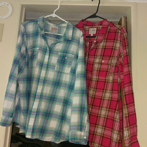 Old Navy paid shirts bundle XL