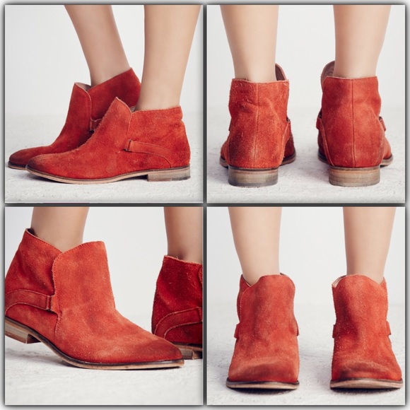 Free People Summit Ankle Boot Terra Cotta NEW - Picture 2 of 2