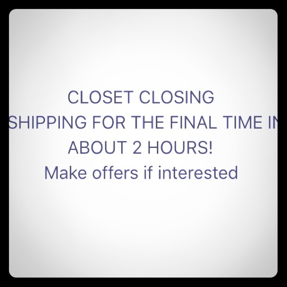 ⚠️LAST CHANCE TO SHOP⚠️