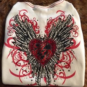 Harley Davidson Large Henley. New condition.