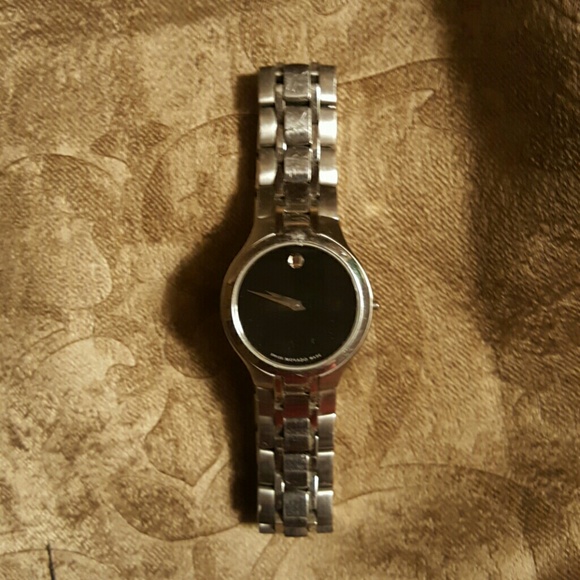Movado Black face watch