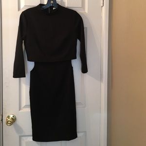 Black Knee Length Dress