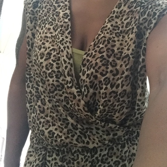 Leopard Print Romper - image 3