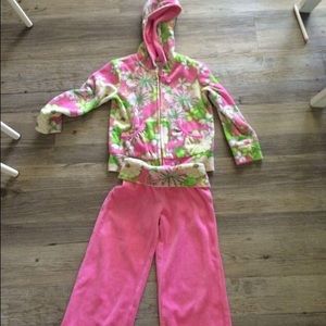 Lilly pulitzer toddler girls size 3 track suit