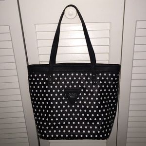 Guess polka dot tote