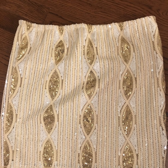 New Francesca's large sequin skirt