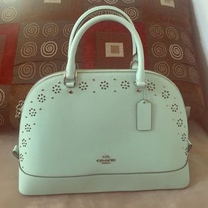 Light blue Coach purse