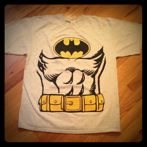 Mens HALLOWEEN Batman Tee T-Shirt by Rubie's Sz XL