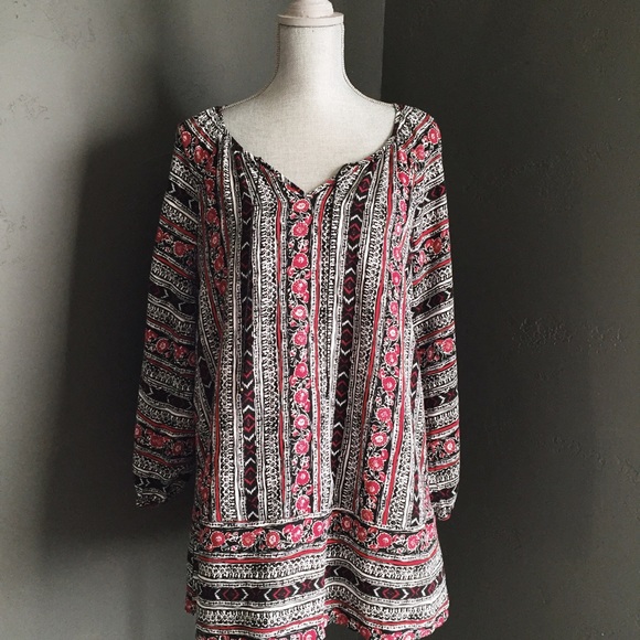 Express Dresses & Skirts - Boho Tribal Print Dress