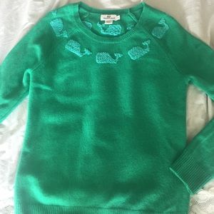 Vineyard Vines Whale Appliqué Wool Sweater